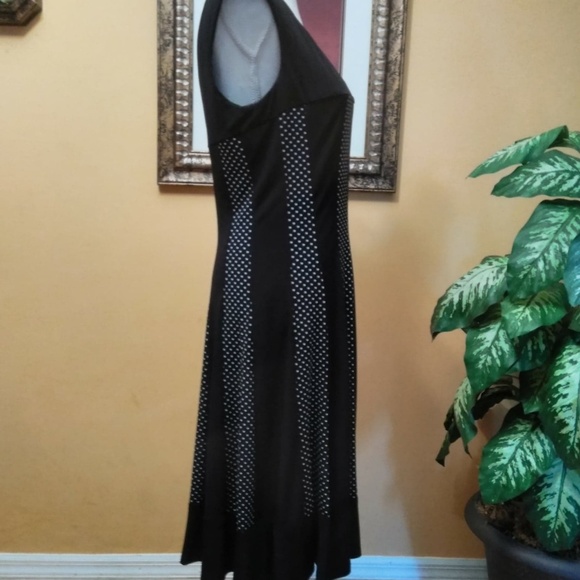 Connected Apparel Women's Black Sleeveless Dress - Picture 5 of 7